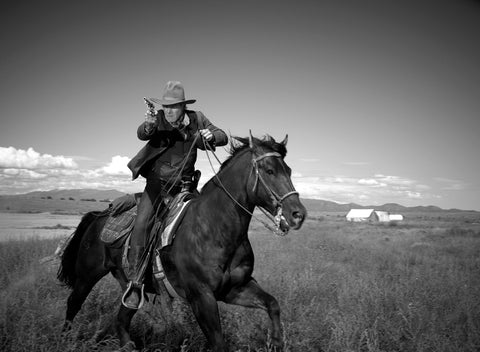 Harrison Ford. Racing Horse