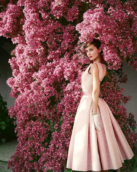 Audrey Hepburn wearing a Givenchy. 1955