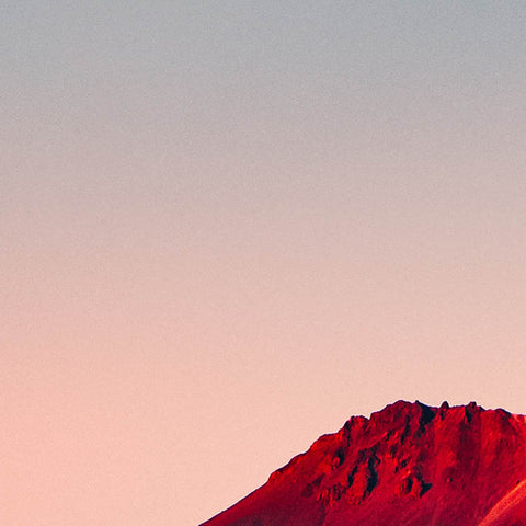 Red Sunset at Mount Shasta