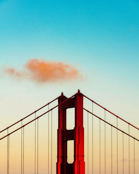 Golden Gate at dusk
